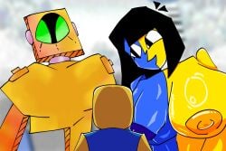 1boy 2girls areolae breasts die_of_death_(roblox) ena ena_(orginal) ena_(series) harken_(die_of_death) nipples noob noob_(roblox) nude nude_female polygonal roblox roblox_game robloxian sinfulstars size_difference source_request tagme