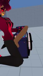 alastor (hazbin hotel) from hazbin hotel by cakeboi96