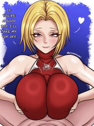 blue mary from fatal fury by storminart