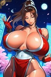 mai shiranui from fatal fury by bythebrokenone