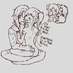 aftercare hugs noctis_(noctisecztasy) noctisecztasy one-punch_man original_character self_insert size_difference softcore