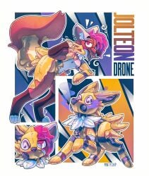 eeveelution from nintendo by krita (artwork)
