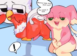 ! anal audino avian batruse blush bodily_fluids delibird dialogue dirty_talk drooling duo english_text eyewear foreskin furry_only genitals glasses handjob hi_res inviting looking_at_viewer lytte_(audino) male male/male masturbation nintendo no_humans oral penile penile_masturbation penis pokémon_(species) pokemon public_exposure rimming saliva saliva_on_face sex skye_(delibird) spread_legs spreading story story_in_description talking_to_viewer tapering_penis teasing text uncut video_games