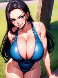 ai_generated female female_only nico_robin one_piece swimsuit the_way_(artist)