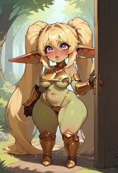 ai_generated beargrizz big_breasts cleavage goblin_female shortstack