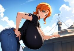 ai_generated ashitsutta female female_only nami_(one_piece) one_piece