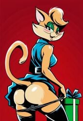 ai_generated catgirl christmas fantomcat female female_only furry tabitha_wildcat xmas