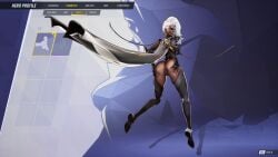 3d 3d_(artwork) ass ass ass_focus dark-skinned_female dark_skin dinoboy555 female female_focus female_only looking_at_viewer looking_back marvel marvel_comics marvel_rivals solo solo_female solo_focus spread_anus spread_ass spreading storm_(marvel_rivals) storm_(x-men) user_interface white_hair