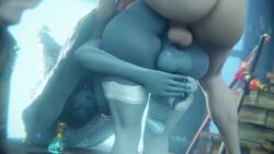 1boy 1futa 3d anal anal_sex animated ass breasts cum ejaculation elden_ring futanari gigantic_ass huge_ass huge_breasts lactation large_breasts male ranni_the_witch saberwolf8 sound tagme tdontran thick_thighs video