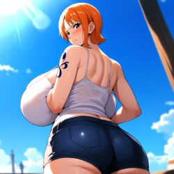 ai_generated ashitsutta female female_only nami_(one_piece) one_piece