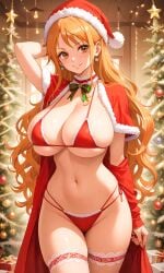 ai_generated christmas_outfit female female_only nami_(one_piece) one_piece ruroloa_97_2.0