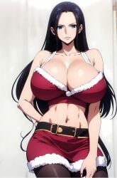 ai_generated christmas_outfit female female_only nico_robin one_piece radiant659