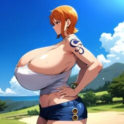 ai_generated ashitsutta female female_only nami_(one_piece) one_piece