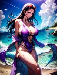 ai_generated female female_only nico_robin one_piece swimsuit the_way_(artist)