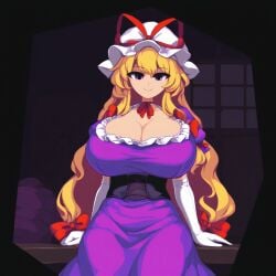 ai_generated namako_daibakuhatsu_(style) tagme touhou yakumo_yukari yukari_yakumo