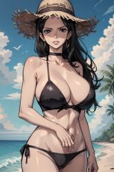 ai_generated bikini female female_only nico_robin one_piece the_way_(artist)