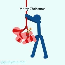 big_ass bondage bouncing_breasts christmas guiltyminimal meme stick suspension tagme vaginal_penetration video