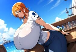 ai_generated ashitsutta female female_only nami_(one_piece) one_piece