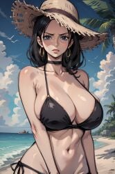 ai_generated bikini female female_only nico_robin one_piece the_way_(artist)