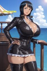 ai_generated female female_only foxxx_ai nico_robin one_piece pre-timeskip