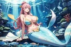 ai_generated bikini_top female female_only one_piece shirahoshi the_way_(artist)