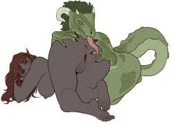 after_cunnilingus anthro argonian ass ass_up ayannzer bethesda_game_studios bodily_fluids breasts butt_grab dark_elf dunmer duo elf feet female female/female genitals hair hand_on_butt hi_res horn humanoid humanoid_pointy_ears microsoft nude nude_female oral pointy_ears reptile saliva saliva_string scalie sex skyrim the_elder_scrolls tongue tongue_out vaginal_penetration vulva