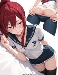 ai_generated anal anime_girl blush cute cute_girl erza_scarlet fairy_tail female hentai multiple_views nipples petite petite_body petite_breasts petite_female pussy shy small_breasts solo_female spread_ass teen teen_girl teenage_girl uncensored underwear uniwaifu wet_pussy