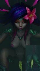 3d animated ass breasts buldge cum_inside dripping_cum fruit league_of_legends neeko nipples penetration plant riding solo_female sound tagme vagina video wet