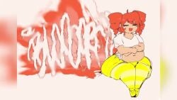 animated belly bloated bloated_belly bowel_sounds chubby chubby_female fart farting flower gassy gassy_female kasane_teto murakumozoea tagme tuppenjskewer video wilting_flowers wilting_plants
