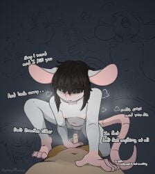 alex_(mouse_kenny) anthro aroused bodily_fluids dripping_wet erect_nipples female freckles from_behind_position genital_fluids hi_res in_heat kenny_(mouse_kenny) male mammal mounting mouse mouse_kenny murid murine nipples nude penetration penile penile_penetration rodent sequence sex skinny small_penis_appreciation story sweat tomboy vaginal_fluids vanilla_sex