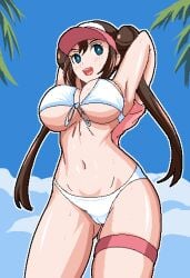 rosa (pokemon) from game freak by fuzzlogik