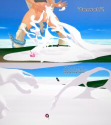 1futa 3d black_hair cum cum_flood destruction ejaculation english_text female futa_giantess futanari giantess giantess_futa huge_cock hyper_giantess intersex koikatsu lovander nintendo pal_(species) palworld penis pink_hair pokemon pokemon_oras text xavierhuge zinnia_(pokemon) zoe_rayne