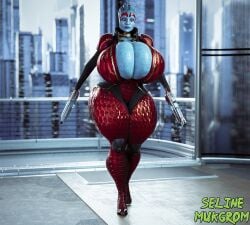 asari from mass effect by selinemukgrom