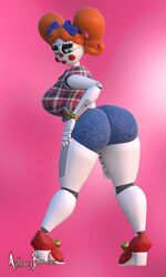 3d animated anthony_blender ass ass_shake baby_(fnafsl) back_view big_breasts blender circus_baby circus_baby_(fnaf) circus_mommy circus_mommy_1.0_(anthony_blender) female five_nights_at_freddy's five_nights_at_freddy's:_sister_location fnaf gif green_eyes orange_hair scottgames sister_location solo tagme