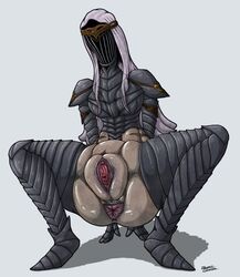 1girls 2021 anus armor big_anus big_ass big_clitoris dancer_of_the_boreal_valley dark_souls dark_souls_3 despairchanpu detailed_anus detailed_pussy female female_only fromsoftware hi_res highres humanoid labia presenting presenting_anus presenting_pussy pussy solo solo_female swollen_anus veins