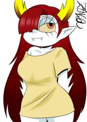 2d disney disney_channel disney_xd hekapoo red_hair solo star_vs_the_forces_of_evil tagme white_skin yellow_sclera zaicomaster14