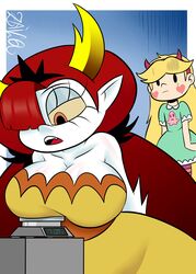 clothing disney disney_channel disney_xd female hekapoo smooth_skin star_butterfly star_vs_the_forces_of_evil tagme white_skin yellow_sclera zaicomaster14