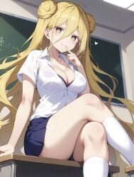 1girls ai_generated ass ass_focus date_a_live hoshimiya_mukuro pantyhose skirt