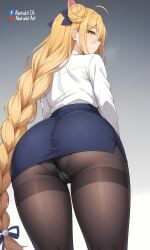 1girls ass ass_focus date_a_live hoshimiya_mukuro pantyhose skirt