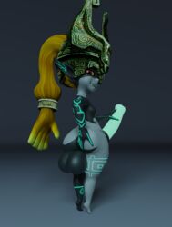 3d futa_only futanari horsecock imp_midna large_ass large_balls large_penis midna shortstack smiling solo standing the_legend_of_zelda tradelt twilight_princess