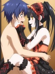 ai_generated ass ass_focus date_a_live itsuka_shido panties skirt tokisaki_kurumi