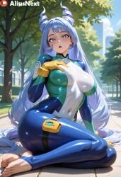 1girls ai_generated aliusnext big_ass big_breasts bodysuit boku_no_hero_academia breast_grab breasts breasts feet feet_together female foot_fetish hadou_nejire huge_ass huge_breasts light-skinned_female light_skin lingerie massive_ass massive_breasts mature mature_female my_hero_academia nejire_hado patreon stirrup_legwear sweat sweatdrop sweating sweaty sweaty_body sweaty_breasts teenage_girl teenager thick thick_ass thick_hips thick_legs thick_lips thick_thighs toes