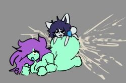 big_ass big_breasts brain5torm breasts bubble_butt cleavage female furry huge_ass huge_breasts sec tagme temmie_(undertale) thick_thighs wide_hips