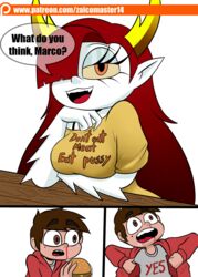 disney disney_channel disney_xd female funny hekapoo latino marco_diaz nosebleed shirt star_vs_the_forces_of_evil tagme white_skin zaicomaster14