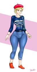 adrien_agreste artist_name bulge disney dladiator femboy gay male miraculous_ladybug solo tagme thick_thighs thin_waist yaoi