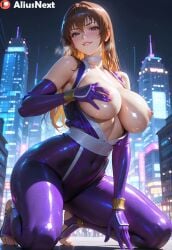 1girls ai_generated aliusnext big_ass big_breasts breasts breasts brown_eyes brown_hair covered_nipples covering_breasts dead_or_alive dead_or_alive_5 female huge_ass huge_breasts kasumi_(doa) light-skinned_female light_skin lingerie massive_ass massive_breasts mature mature_female ninja nipples patreon stirrup_legwear sweat sweatdrop sweating sweaty sweaty_body sweaty_breasts thick thick_ass thick_hips thick_legs thick_lips thick_thighs