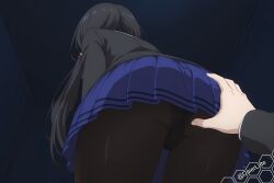 ai_generated ass ass_focus date_a_live panties pantyhose skirt tokisaki_kurumi