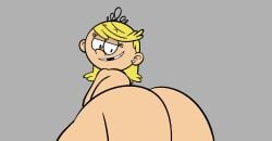 1girls animated animated ass asstronsfw big_ass blonde_hair completely_nude crown earrings edit edited from_behind grey_background grin grinning_at_viewer implied_penetration implied_sex jewelry lola_loud long_hair looking_at_viewer looking_back looking_down nude out_of_frame out_of_frame_censoring simple_background smiling smiling_at_viewer the_loud_house tiara tooth_gap