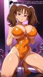 1girls 2025 ai ai_assisted ai_generated anime anime_girl anime_style artist_name bangs big_breasts big_breasts big_breasts big_chest breast breasts breasts breasts brown_hair bust busty chest cleavage covered_navel diane_(nanatsu_no_taizai) electroworld eyebrows_visible_through_hair female grabbing grabbing_own_breast groin_tendon halloween hand_on_own_chest hands_on_own_chest happy_halloween hi_res high_heels high_quality high_resolution highres jack-o'-lantern large_breasts legs_apart legs_spread leotard long_hair looking_at_viewer nanatsu_no_taizai night night_sky open_legs orange_dress orange_footwear orange_leotard patreon patreon_username pumpkin purple_eyes purple_sky self_fondle sky splayed_legs spread_legs squatting stable_diffusion star_(sky) starry_sky the_seven_deadly_sins thighs twintails watermark