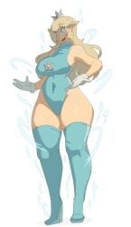 1girls big_breasts big_breasts blonde_female blonde_hair blonde_hair blonde_hair_female blue_eyes blue_eyes_female breasts breasts crown female female_focus female_only heels leedraw11 light-skinned_female light_skin mario_(series) nintendo princess princess_rosalina royalty solo solo_female solo_focus